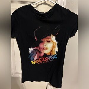 Madonna concert shirt from Sticky and Sweet Tour. Women’s medium. Used 2000’s.